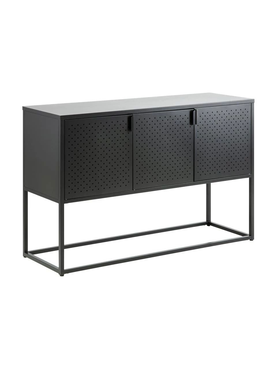 Westwing Collection Metall-Sideboard Neptun mit Türen in Schwarz, B 120 x H 80 cmNur noch 1 Artikel verfügbar 1 Westwing Collection Metall-Sideboard Neptun mit Türen in Schwarz, B 120 x H 80 cmNur noch 1 Artikel verfügbar