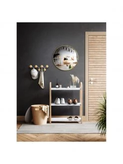 Umbra Metall-Standregal Bellwood mit Holz-Gestell, B 72 x H 90 cm -Flur & Diele Verkäufe Metall Standregal Bellwood mit Holz Gestell 2