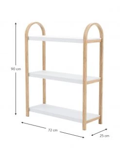 Umbra Metall-Standregal Bellwood mit Holz-Gestell, B 72 x H 90 cm -Flur & Diele Verkäufe Metall Standregal Bellwood mit Holz Gestell 3