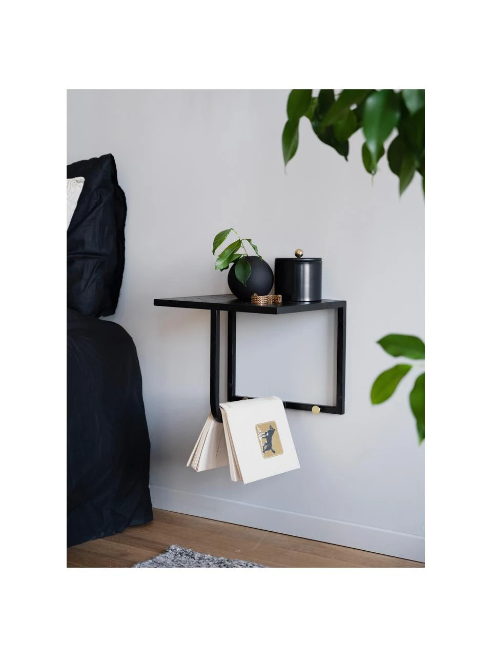 Rowico Metall-Wandgarderobe Malone in Schwarz, B 32 x H 27 cm 2 Rowico Metall-Wandgarderobe Malone in Schwarz, B 32 x H 27 cm – Bild 2