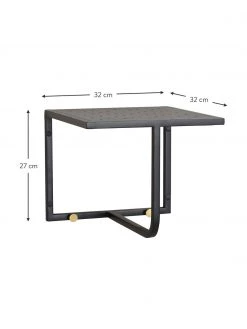 Rowico Metall-Wandgarderobe Malone in Schwarz, B 32 x H 27 cm 7 Rowico Metall-Wandgarderobe Malone in Schwarz, B 32 x H 27 cm -Flur & Diele Verkäufe Metall Wandgarderobe Malone in Schwarz 2