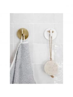 House Doctor Metall-Wandhaken Lema in Gold, 2 Stück, Ø 6 x T 5 cm -Flur & Diele Verkäufe Metall Wandhaken Lema in Gold 2 Stuck 3