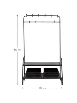 Dutchbone Moderne Garderobe Lucius, B 104 x H 182 cm -Flur & Diele Verkäufe Moderne Garderobe Lucius 2