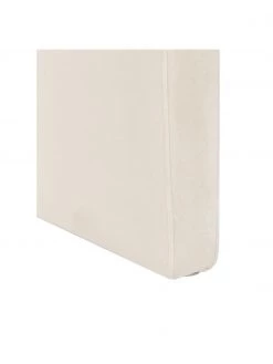 Westwing Collection Moderne Samt-Polsterbank Penelope in Cremeweiß, B 110 x H 46 cm -Flur & Diele Verkäufe Moderne Samt Polsterbank Penelope in Cremeweiss 5