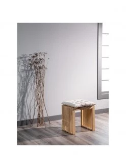 Moderner Hocker Rib aus Bambus, B 45 x H 43 cm -Flur & Diele Verkäufe Moderner Hocker Rib aus Bambus 5