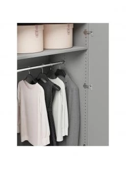 Westwing Collection Modularer Drehtürenschrank Charlotte in Grau, 100 cm Breite, mehrere Varianten, Basic Interior, Höhe 200 cm -Flur & Diele Verkäufe Modularer Drehturenschrank Charlotte in Grau 100 cm Breite mehrere Varianten 4