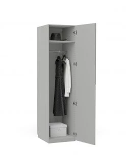 Westwing Collection Modularer Drehtürenschrank Leon in Grau, 50 cm Breite, mehrere Varianten, Basic Interior, Höhe 200 cm -Flur & Diele Verkäufe Modularer Drehturenschrank Leon in Grau 50 cm Breite mehrere Varianten 3