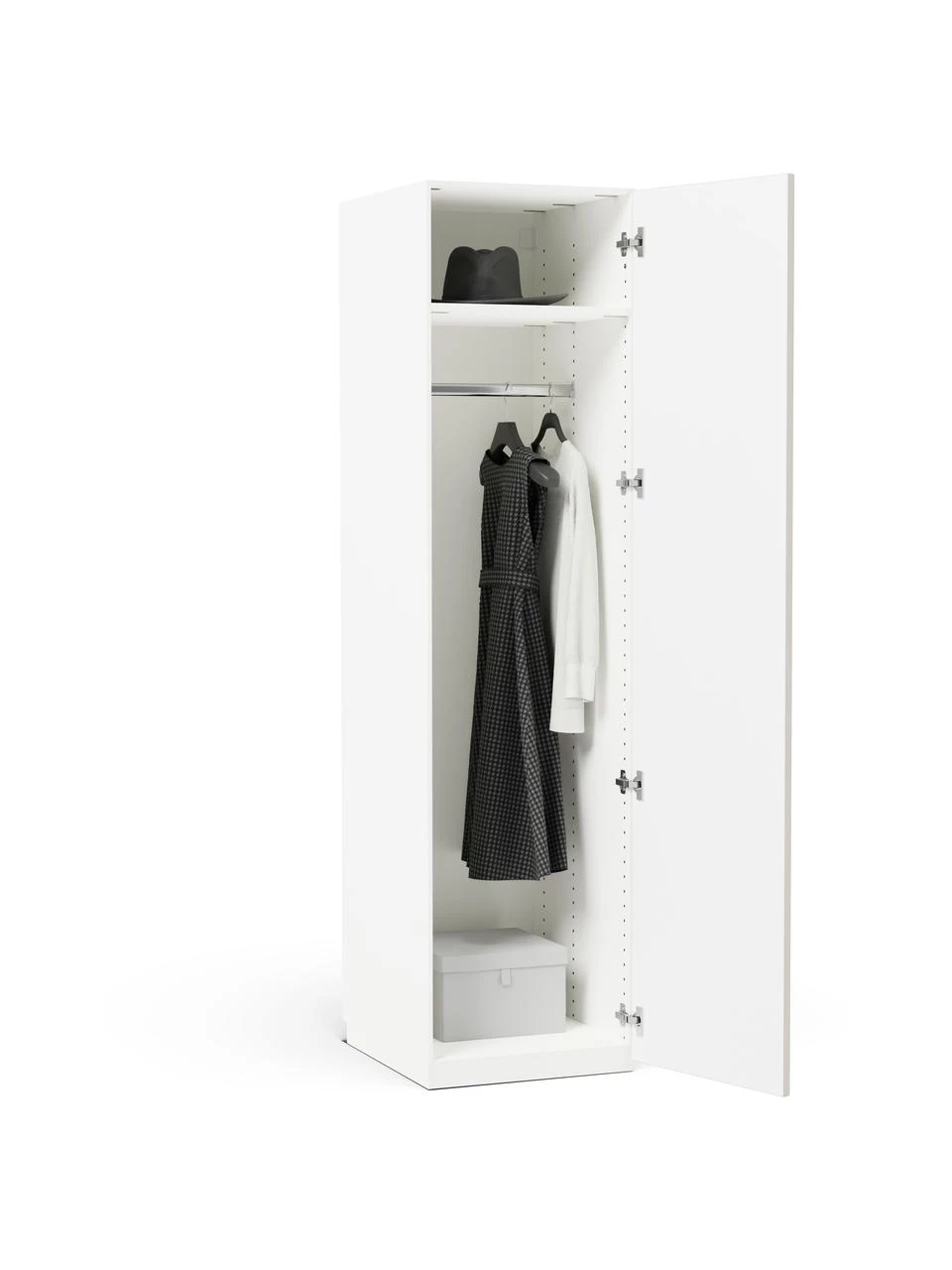 Westwing Collection Modularer Drehtürenschrank Simone in Beige, 50 cm Breite, mehrere Varianten, Basic Interior, Höhe 200 cm 4 Westwing Collection Modularer Drehtürenschrank Simone in Beige, 50 cm Breite, mehrere Varianten, Basic Interior, Höhe 200 cm – Bild 4