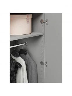 Westwing Collection Modularer Drehtürenschrank Simone in Grau, 50 cm Breite, mehrere Varianten, Basic Interior, Höhe 200 cm -Flur & Diele Verkäufe Modularer Drehturenschrank Simone in Grau 50 cm Breite mehrere Varianten 3