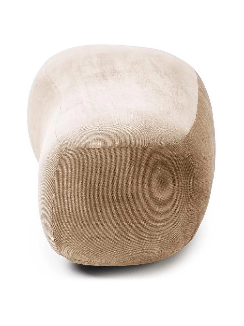 Westwing Collection Nierenförmiger Hocker Alba in Sandfarben, B 130 x T 62 cm 6 Westwing Collection Nierenförmiger Hocker Alba in Sandfarben, B 130 x T 62 cm – Bild 6