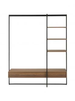 Westwing Collection Offener Kleiderschrank Pacey aus Holz und Metall, B 150 x H 180 cmNur noch 1 Artikel verfügbar 11 Westwing Collection Offener Kleiderschrank Pacey aus Holz und Metall, B 150 x H 180 cmNur noch 1 Artikel verfügbar -Flur & Diele Verkäufe Offener Kleiderschrank Pacey aus Holz und Metall 5