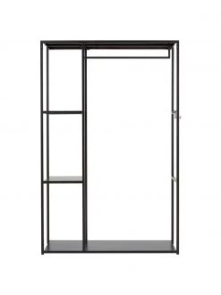 Jotex Offener Metall-Kleiderschrank Preston in Schwarz, B 110 x H 170 cmNur noch wenige verfügbar 8 Jotex Offener Metall-Kleiderschrank Preston in Schwarz, B 110 x H 170 cmNur noch wenige verfügbar -Flur & Diele Verkäufe Offener Metall Kleiderschrank Preston in Schwarz 2