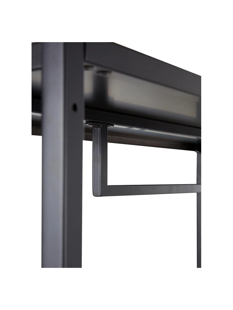 Jotex Offener Metall-Kleiderschrank Preston in Schwarz, B 110 x H 170 cmNur noch wenige verfügbar 5 Jotex Offener Metall-Kleiderschrank Preston in Schwarz, B 110 x H 170 cmNur noch wenige verfügbar – Bild 5