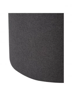 Westwing Collection Polsterhocker Alida mit Stauraum in Dunkelgrau, Ø 50 x H 42 cm -Flur & Diele Verkäufe Polsterhocker Alida mit Stauraum in Dunkelgrau 5