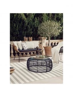 Westwing Collection Polyrattan-Sitzbank Costa in Hellbraun, B 126 x H 81 cm 7 Westwing Collection Polyrattan-Sitzbank Costa in Hellbraun, B 126 x H 81 cm -Flur & Diele Verkäufe Polyrattan Sitzbank Costa in Hellbraun 1