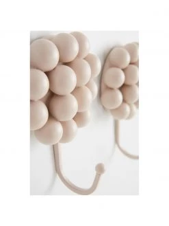 Jotex Porzellan-Wandhaken Benevento in Cremeweiß, 2 Stück, B 11 x H 16 cm -Flur & Diele Verkäufe Porzellan Wandhaken Benevento in Cremeweiss 2 Stuck 2