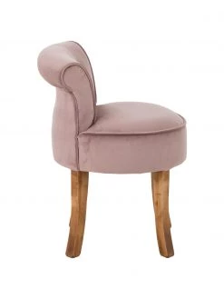 Samt-Hocker Alison mit Rückenlehne, B 48 x H 65 cm -Flur & Diele Verkäufe Samt Hocker Alison mit Ruckenlehne 3