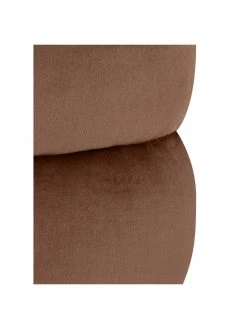 Westwing Collection Samt-Hocker Alto in Braun, Ø 42 x H 47 cm 9 Westwing Collection Samt-Hocker Alto in Braun, Ø 42 x H 47 cm -Flur & Diele Verkäufe Samt Hocker Alto in Braun 3