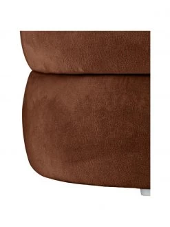 Westwing Collection Samt-Hocker Alto in Braun, Ø 42 x H 47 cm 11 Westwing Collection Samt-Hocker Alto in Braun, Ø 42 x H 47 cm -Flur & Diele Verkäufe Samt Hocker Alto in Braun 5