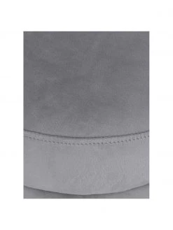 Westwing Collection Samt-Hocker Alto in Grau, Ø 42 x H 47 cm -Flur & Diele Verkäufe Samt Hocker Alto in Grau 5