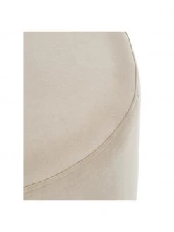 Westwing Collection Samt-Hocker Daisy in Beige, Ø 38 x H 45 cm -Flur & Diele Verkäufe Samt Hocker Daisy in Beige 10