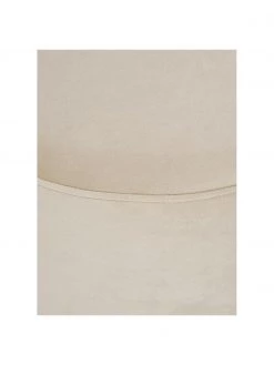 Westwing Collection Samt-Hocker Daisy in Beige, Ø 38 x H 45 cm -Flur & Diele Verkäufe Samt Hocker Daisy in Beige 9