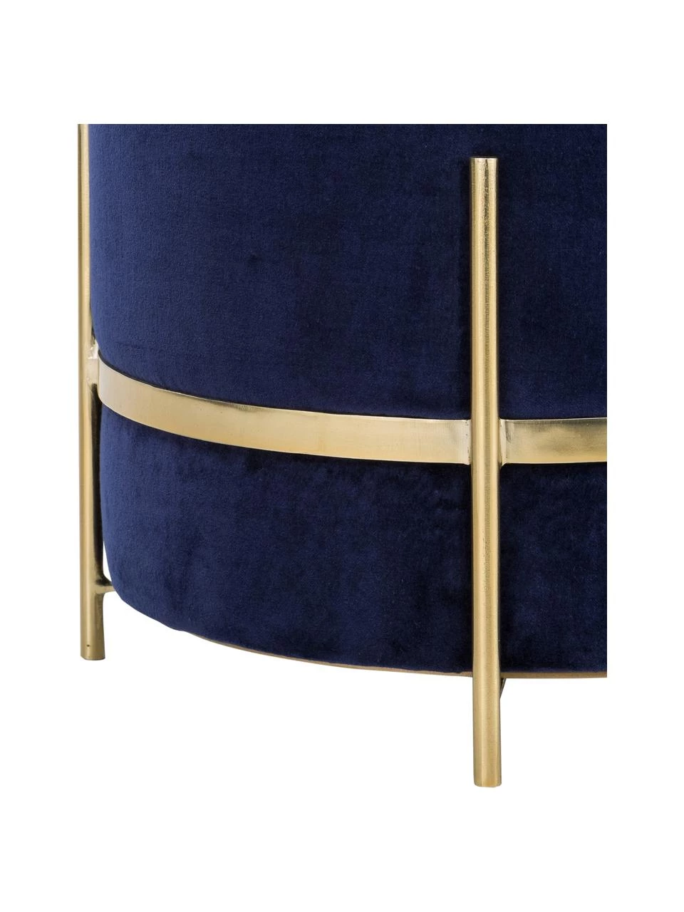 Westwing Collection Samt-Hocker Haven in Marineblau, ∅ 38 x H 45 cmNur noch 1 Artikel verfügbar 6 Westwing Collection Samt-Hocker Haven in Marineblau, ∅ 38 x H 45 cmNur noch 1 Artikel verfügbar – Bild 6