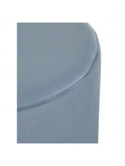 Westwing Collection Samt-Hocker Orchid in Hellblau, Ø 38 x H 38 cm -Flur & Diele Verkäufe Samt Hocker Orchid in Hellblau 4