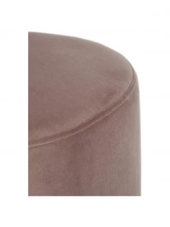 Westwing Collection Samt-Hocker Orchid in Rosa, Ø 38 x H 38 cm -Flur & Diele Verkäufe Samt Hocker Orchid in Rosa 4