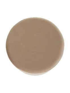 Westwing Collection Samt-Hocker Orchid in Taupe, Ø 38 x H 38 cm -Flur & Diele Verkäufe Samt Hocker Orchid in Taupe 3