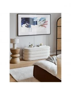 Westwing Collection Samt-Polsterbank Alto in Cremeweiß, B 110 x H 47 cm 8 Westwing Collection Samt-Polsterbank Alto in Cremeweiß, B 110 x H 47 cm -Flur & Diele Verkäufe Samt Polsterbank Alto in Cremeweiss 2