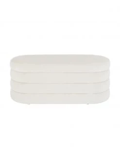 Westwing Collection Samt-Polsterbank Alto in Cremeweiß, B 110 x H 47 cm 10 Westwing Collection Samt-Polsterbank Alto in Cremeweiß, B 110 x H 47 cm -Flur & Diele Verkäufe Samt Polsterbank Alto in Cremeweiss 4