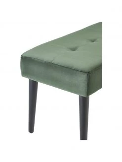Samt-Polsterbank Glory in Dunkelgrün, B 95 x H 45 cm -Flur & Diele Verkäufe Samt Polsterbank Glory in Dunkelgrun 5