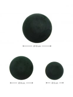 Samt-Wandhaken-Set Giza in Dunkelgrün, 3-tlg., Set mit verschiedenen GrößenNur noch 1 Artikel verfügbar -Flur & Diele Verkäufe Samt Wandhaken Set Giza in Dunkelgrun 3 tlg 2