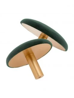 Samt-Wandhaken-Set Giza in Dunkelgrün, 3-tlg., Set mit verschiedenen GrößenNur noch 1 Artikel verfügbar -Flur & Diele Verkäufe Samt Wandhaken Set Giza in Dunkelgrun 3 tlg 5