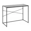 Schmaler Schreibtisch Seaford aus Holz und Metall, B 100 x T 45 cm