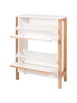 Woodman Schuhschrank Northgate mit 2 Klappfächern, B 65 x H 93 cm 9 Woodman Schuhschrank Northgate mit 2 Klappfächern, B 65 x H 93 cm -Flur & Diele Verkäufe Schuhschrank Northgate mit 2 Klappfachern 3