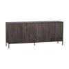 Sideboard Avourio mit geriffelter Front aus Eschenholz, 4-türig, B 200 x H 85 cm
