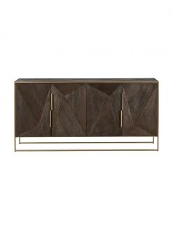 Westwing Collection Sideboard Harry mit Türen aus massivem Mangoholz, B 175 x H 85 cm -Flur & Diele Verkäufe Sideboard Harry mit Turen aus massivem Mangoholz 4