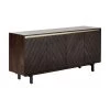 Westwing Collection Sideboard Karl mit T&uuml;ren aus massivem Mangoholz, B 165 x H 61 cm