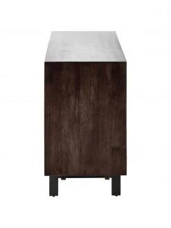 Westwing Collection Sideboard Karl mit Türen aus massivem Mangoholz, B 165 x H 61 cm -Flur & Diele Verkäufe Sideboard Karl mit Turen aus massivem Mangoholz 4