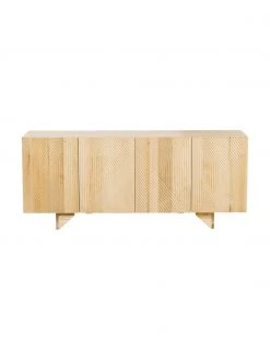 Westwing Collection Sideboard Louis aus Massivholz mit Türen, B 177 x H 75 cm -Flur & Diele Verkäufe Sideboard Louis aus Massivholz mit Turen 5