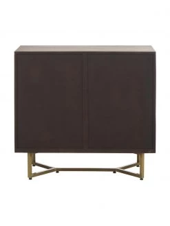 Westwing Collection Sideboard Luca aus Massivholz mit Fischgrät-Muster, B 90 x H 83 cm -Flur & Diele Verkäufe Sideboard Luca aus Massivholz mit Fischgrat Muster 5