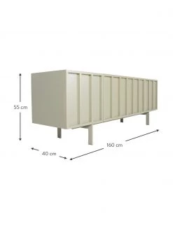 HKliving Sideboard Pebble in Beige, B 160 x H 55 cm -Flur & Diele Verkäufe Sideboard Pebble in Beige 2