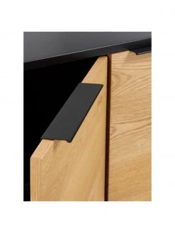 Sideboard Stellar mit Türen aus Eichenholzfurnier, B 165 x H 80 cm -Flur & Diele Verkäufe Sideboard Stellar mit Turen aus Eichenholzfurnier 4