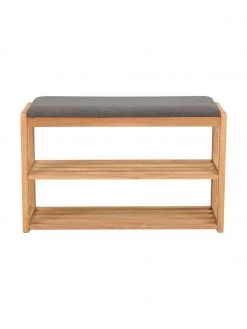 Rowico Sitzbank Confetti mit Schuhregal aus Eichenholz, B 80 x H 52 cm -Flur & Diele Verkäufe Sitzbank Confetti mit Schuhregal aus Eichenholz 2