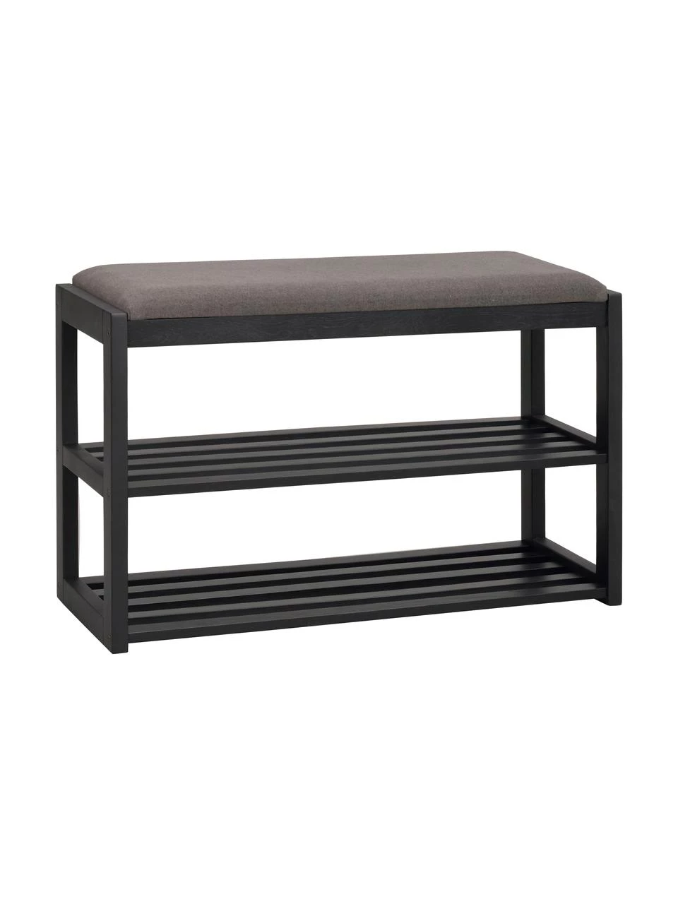 Rowico Sitzbank Confetti mit Schuhregal aus Eichenholz in Schwarz, B 80 x H 52 cmNur noch wenige verfügbar 1 Rowico Sitzbank Confetti mit Schuhregal aus Eichenholz in Schwarz, B 80 x H 52 cmNur noch wenige verfügbar