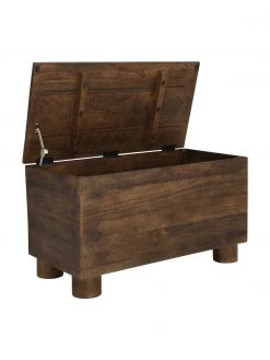 Sitzbank Grow aus Mangoholz mit Stauraum, B 80 x H 45 cm -Flur & Diele Verkäufe Sitzbank Grow aus Mangoholz mit Stauraum 4