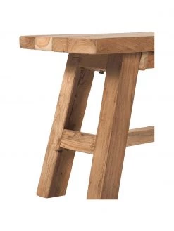 Westwing Collection Sitzbank Lawas aus Teakholz, B 180 x H 45 cm -Flur & Diele Verkäufe Sitzbank Lawas aus Teakholz 5