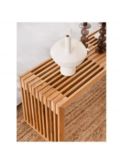 Sitzbank Rib aus Teakholz, B 104 x H 43 cm -Flur & Diele Verkäufe Sitzbank Rib aus Teakholz 2